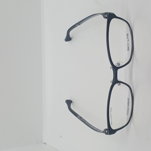 NWT UNISEX SKY LITE EYEGLASS FRAMES 1003 BLACK - Picture 3 of 4
